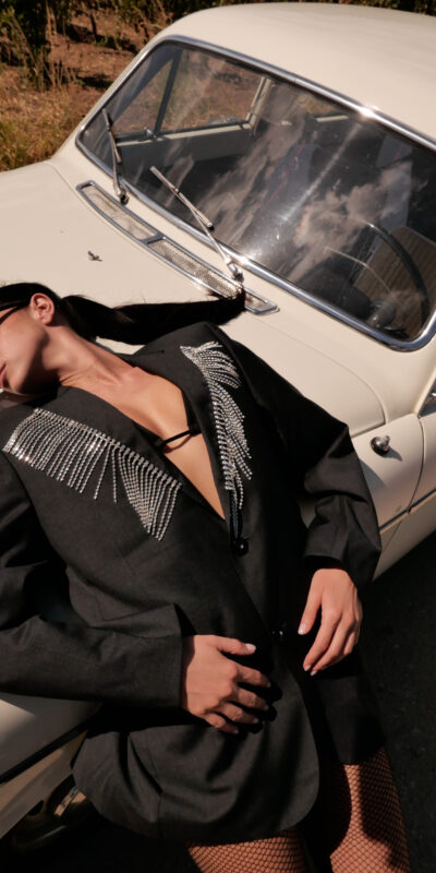 Black Crystal Blazer