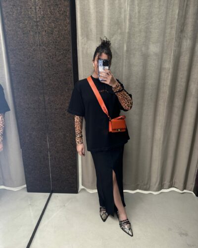 Signature Maxi Black Skirt