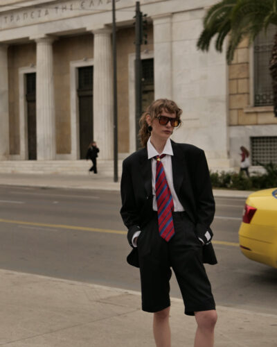 Navy Blue Suit -Bermuda Shorts