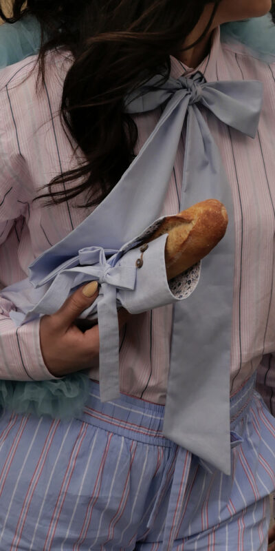 Baby Blue Wine Case - Shirt's Sleeve