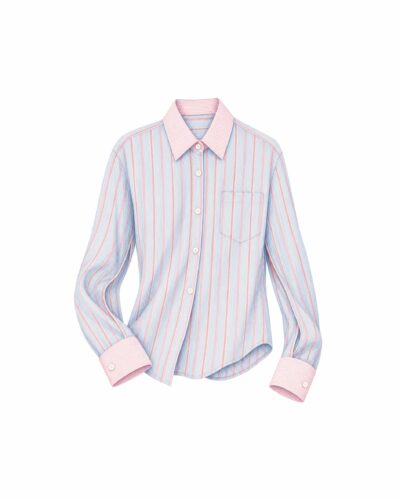 Baby Blue Shirt - Open Sleeves