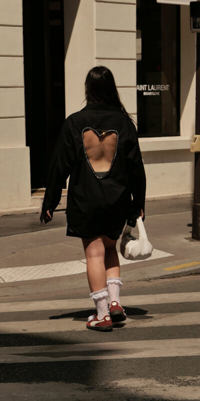 Black Heart Shirt - Open Back