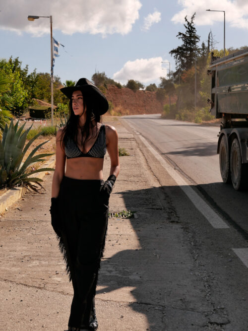 Black Pants - Fringes - Image 4
