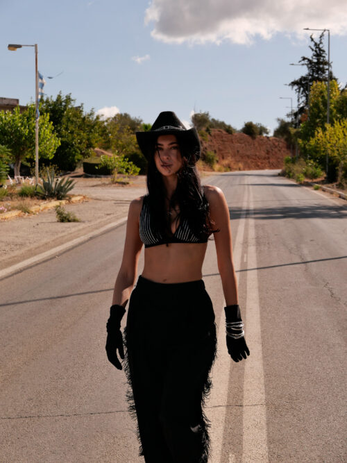 Black Pants - Fringes - Image 3