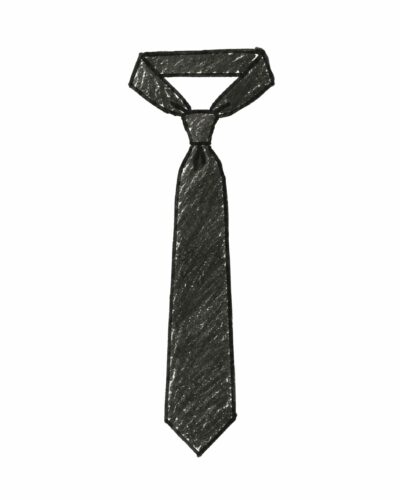 Satin Black Tie