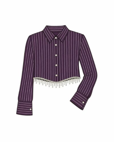 Purple Striped Shirt